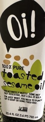 Oi! 100% Pure Toasted Sesame Oil