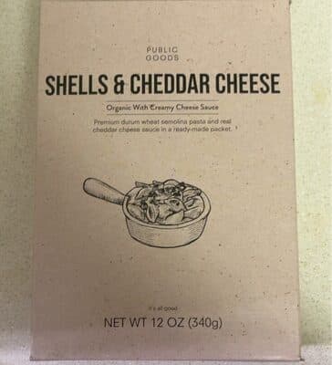 Shells and Cheddar Cheese