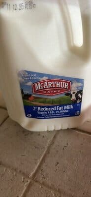 Reduced Fat Milk