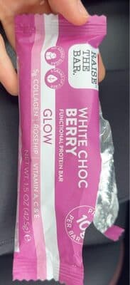 White Choc Berry Functional Protein Bar