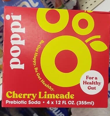 Poppi cherry limeade