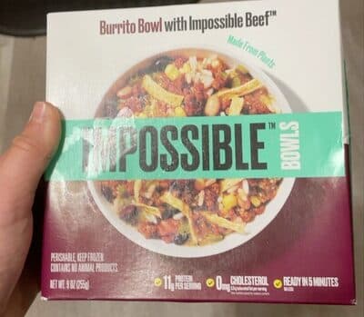 Immposible burrito bowl