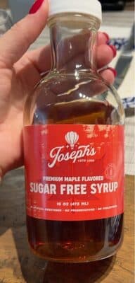 Josephs Sugar Free Syrup