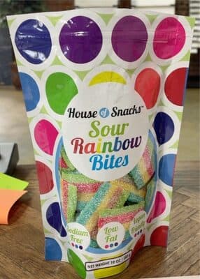Sour rainbow bits
