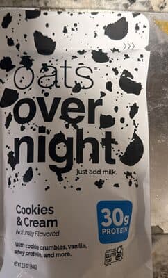 Cookies & Cream Oats Overnight