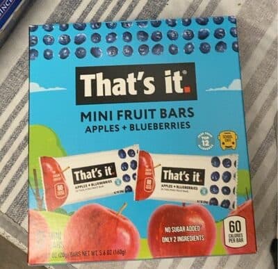 Mini Fruit Bars