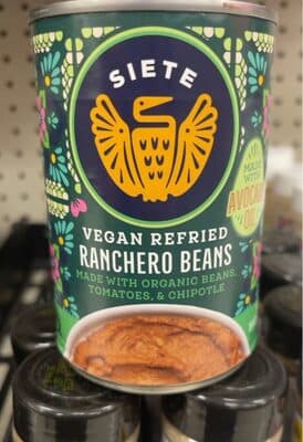 Vegan refried ranchero beans
