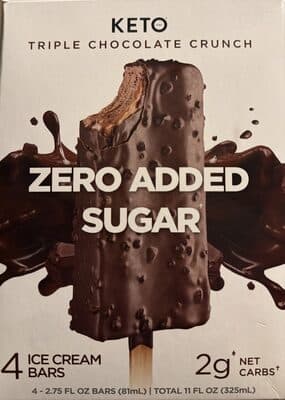 Triple Chocolate Crunch Ice Cream Bars