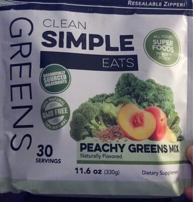 Peachy greens