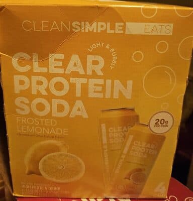 Fosted Lemonade Clear Protein Soda