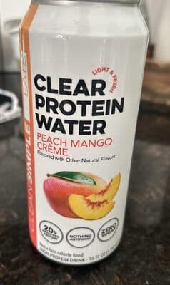 Clear Protein Water Peach Mango Crème