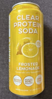 Clear Protein Soda Frosted Lemonade