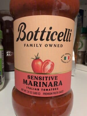 Sensitive Marinara