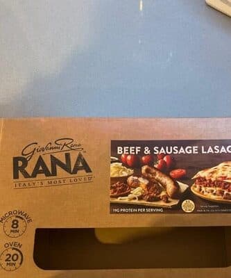 Beef & Sausage Lasagna
