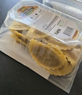 Black Garlic & Cheese Ravioli