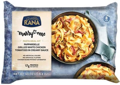 Pappardelle Grilled White Chicken Tomatoes in Creamy Sauce