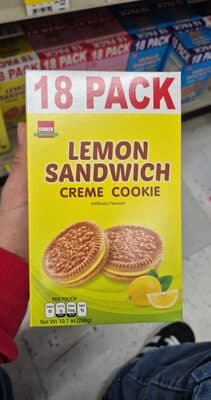 Lemon Sandwich Creme Cookie