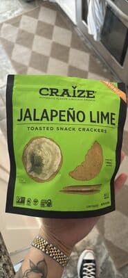 Jalapeño Lime Toasted Snack Crackers