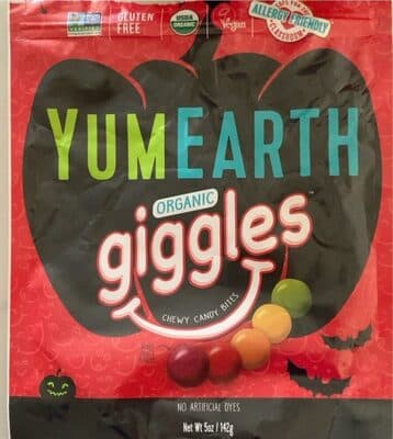 Organic Giggles Chew Candy Bites