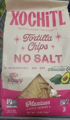 No Salt Tortilla Chips