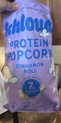 Protein Popcorn Cinnamon Roll