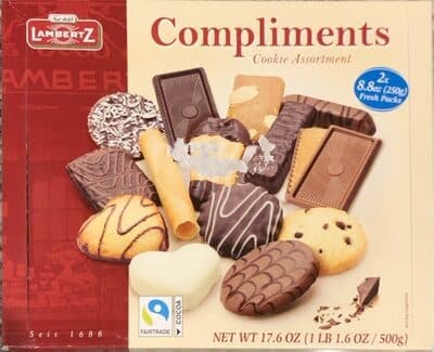 Compliments cookie assortment gift box