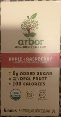 Apple + Raspberry Fruit Bars