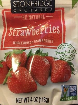 Whole Dried Strawberries