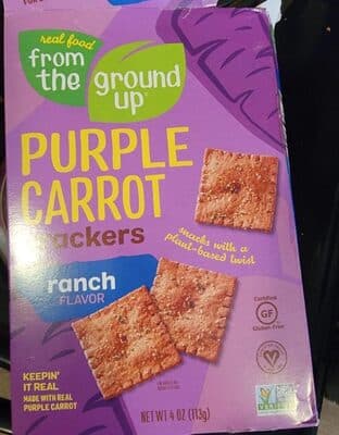 From The Ground Up Purple Carrot Ranch Flavor Crackers