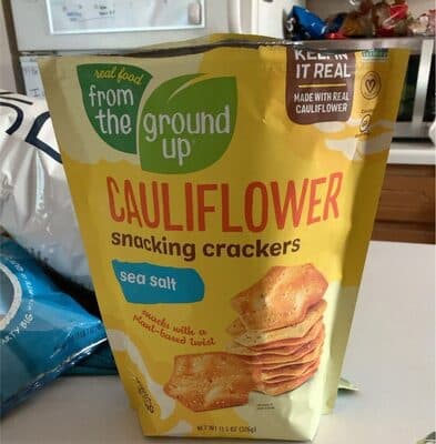 Sea Salt Cauliflower Snacking Crackers
