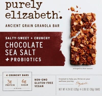 Chocolate Sea Salt Ancient Grain Granola Crunchy Bars