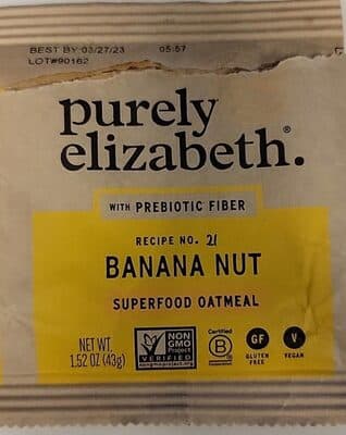Banana Nut Superfood Oatmeal