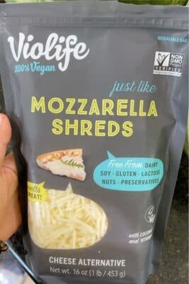 Mozzarella Shreds Cheese Alternative