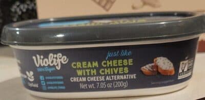 Vegan Cream Cheese with Chives