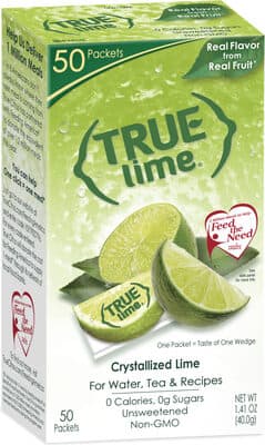 Crystallized Lime for Water, Tea & Recipes