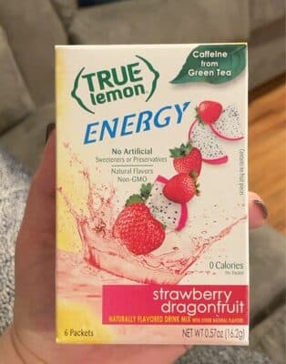 Strawberry Dragonfruit Flavored Energy Drink Mix
