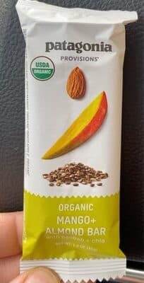 Mango + Almond Organic Bar With Baobab + Chia