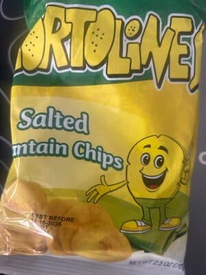 Tortolines, Salted Plantain Chips