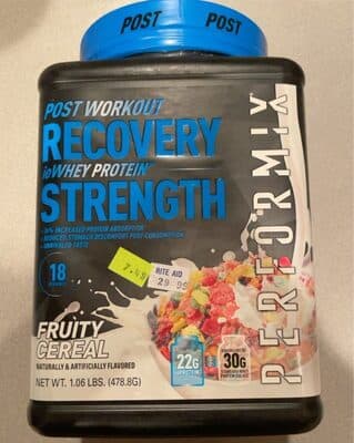 Fruity Post Workout Recovery Iowhey Protein Strength Cereal