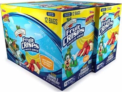 Banana & Strawberry Sliced Freeze-Dried Fruit Crisps
