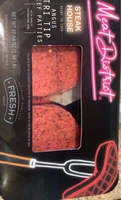 Angus Tri Tip Beef Patties