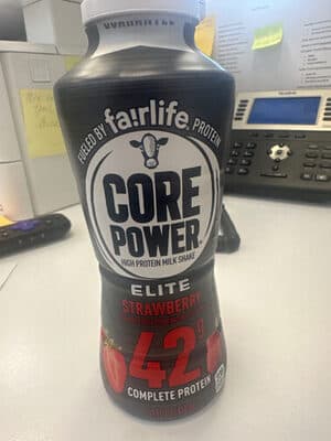 Strawberry Flavored Elite High Protein Milk Shake