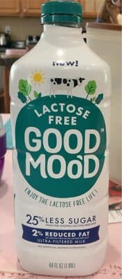 2% REDUCED FAT LACTOSE FREE ULTRA FILTERED MILK
