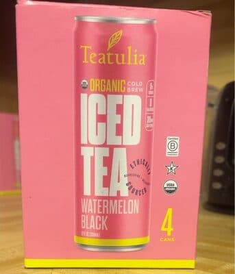 Organic Iced Tea, Watermelon Black 