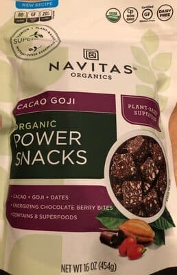 Organic power snacks