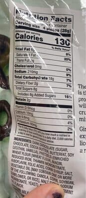 Thin mint pretzel