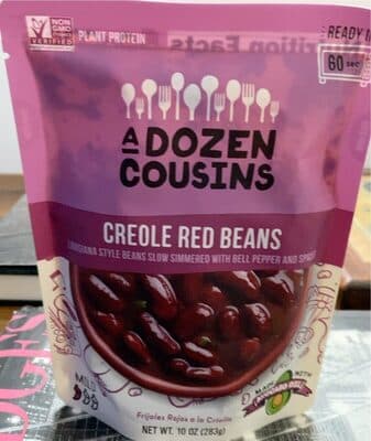 Louisiana Style Mild Creole Red Beans Slow Simmered With Bell Pepper And Spices