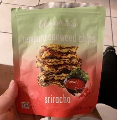 Sriracha Tempura Seaweed Chips