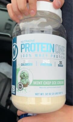 Protein One Mint Chip Ice Cream
