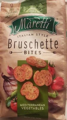 Mediterranean Vegetables Italian Style Bruschette Chips
